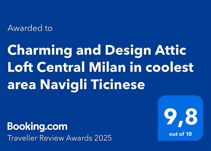 Charming And Design Attic Loft Central Milan In Coolest Area Navigli Ticinese